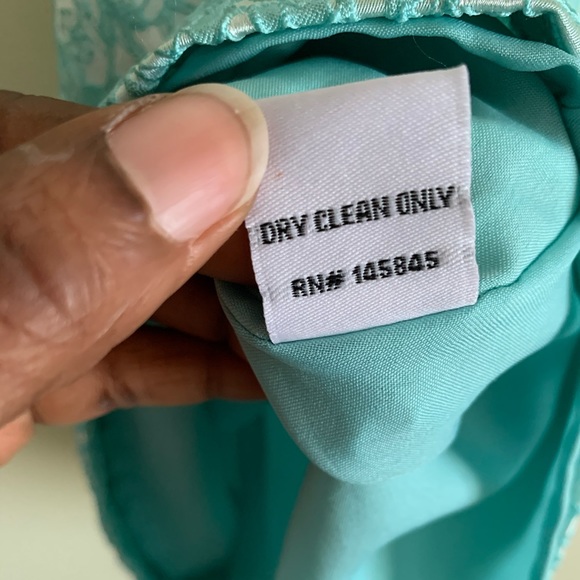 *2for$55* Allen B Schwartz Turquoise dress - Picture 6 of 8
